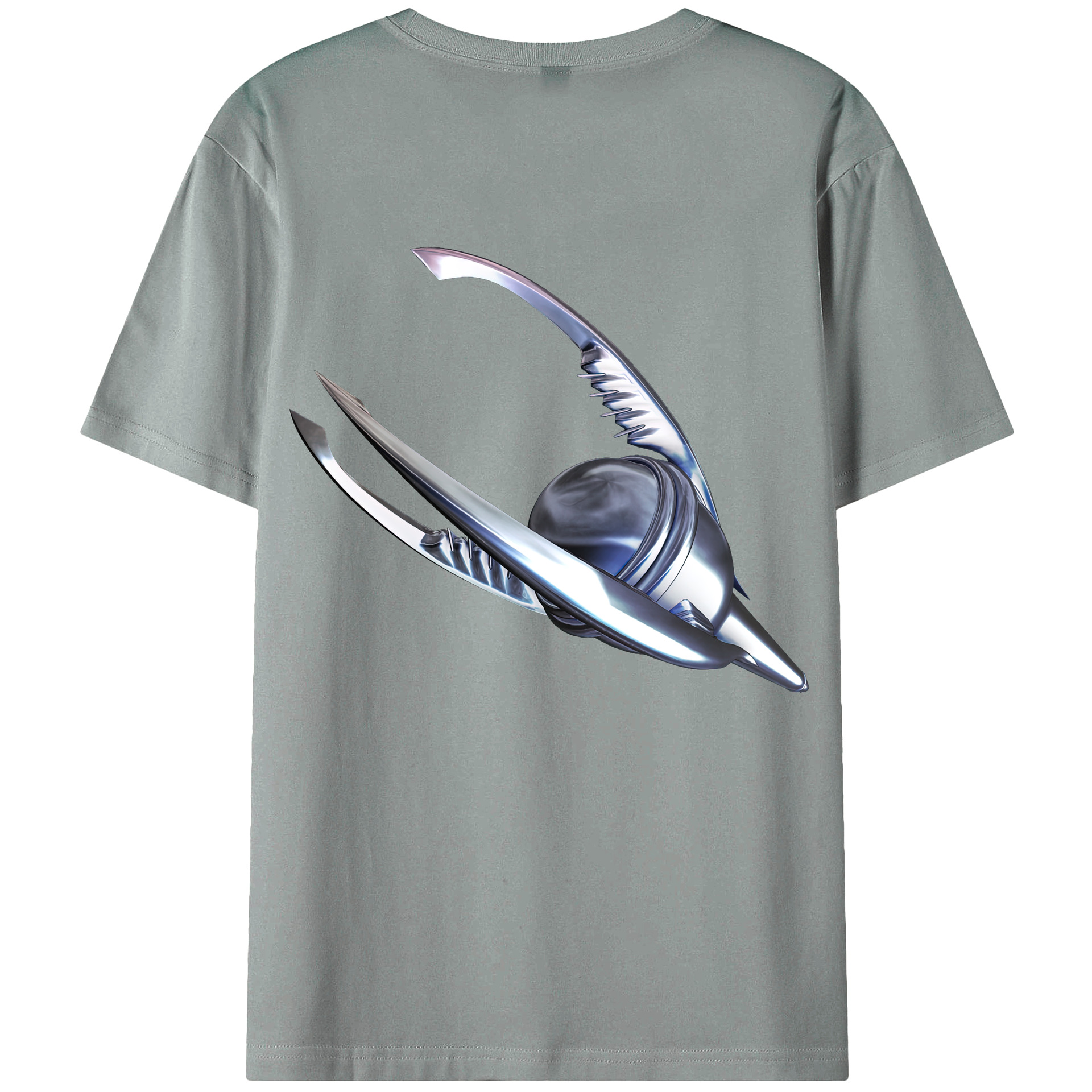 （画像用） 機動戦士ガンダム Mobile Suit Gundam 綿100％ メンズ半袖Tシャツ（バックプリント） 通気性